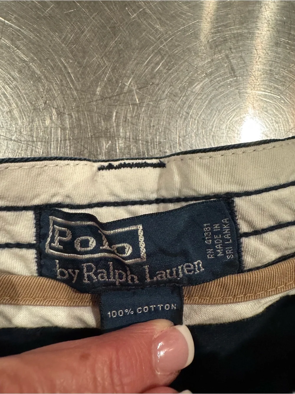 Ralph Lauren Men's Navy Cargo Shorts